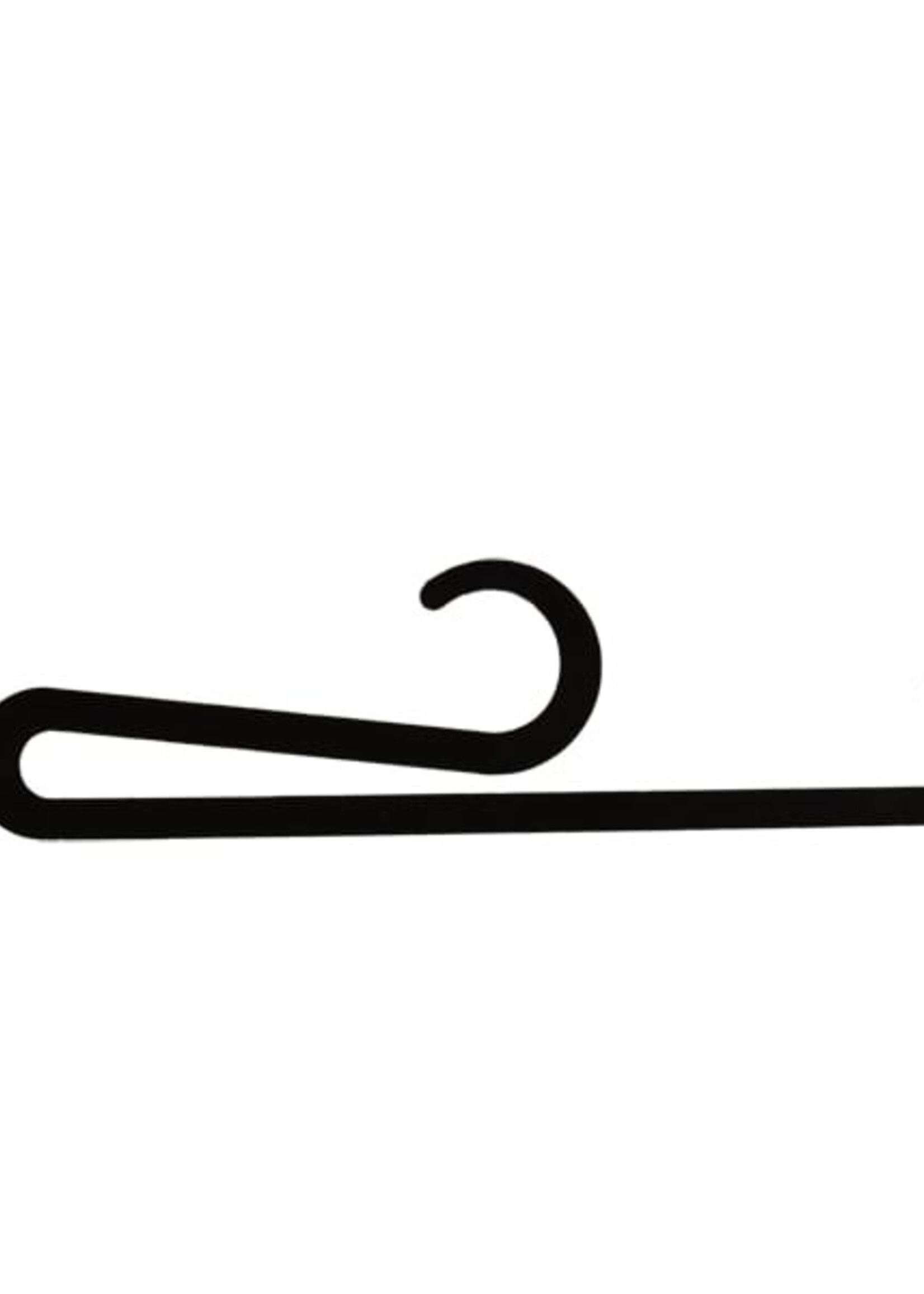 Porte chaussettes plastique noir (10 pcs.)