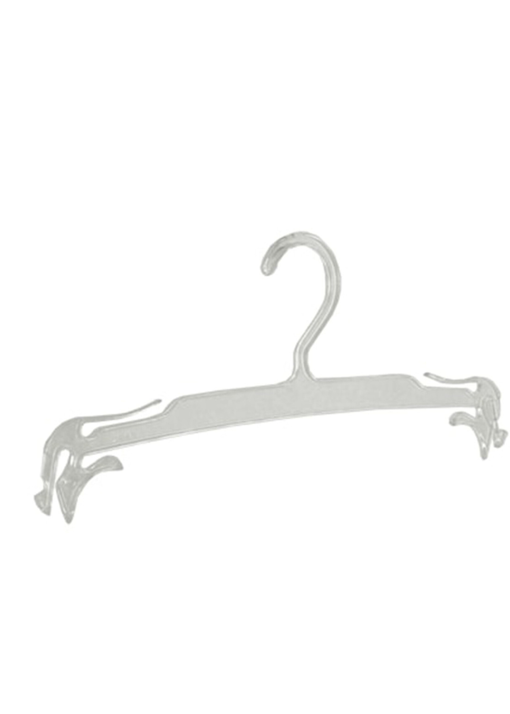 Cintre lingerie plastique transparent