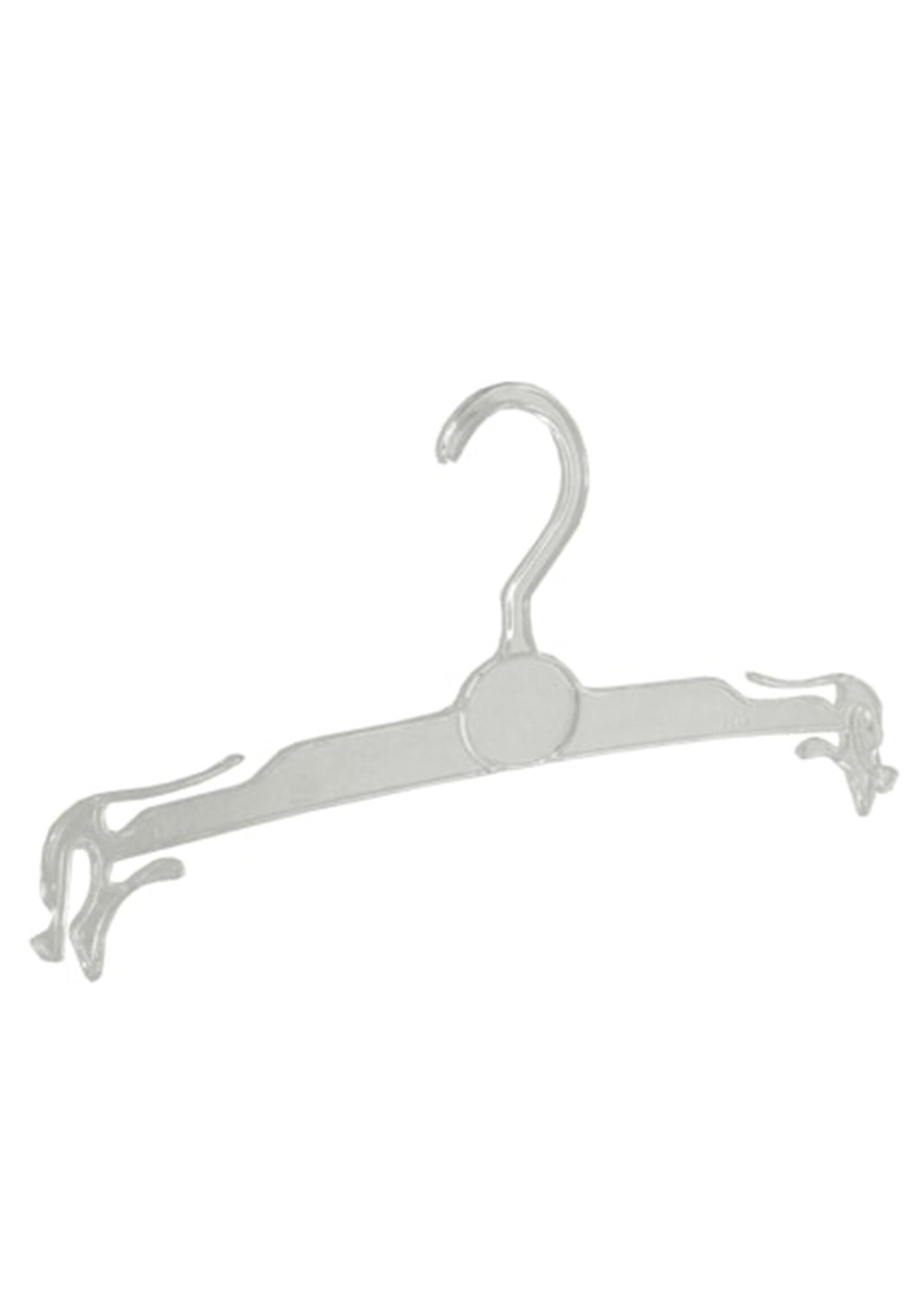 Cintre lingerie plastique transparent