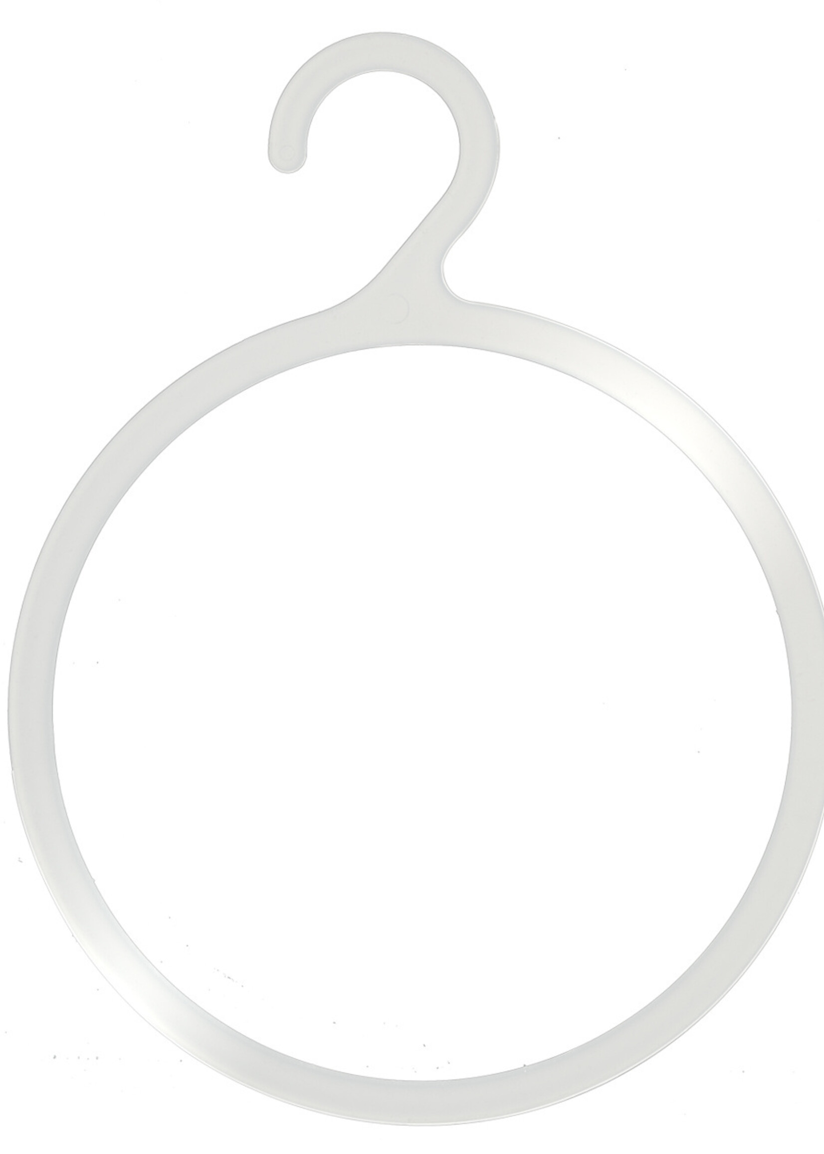 Porte foulard plastique transparent avec crochet (10 pcs.)