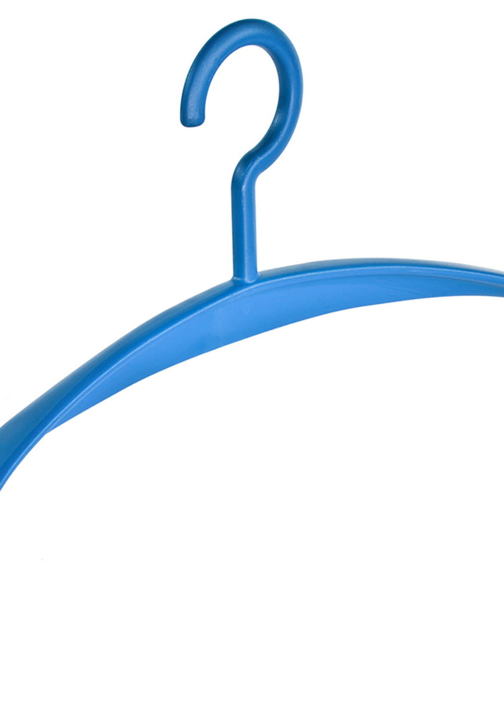 Cintre penderie "Wing" plastique bleu