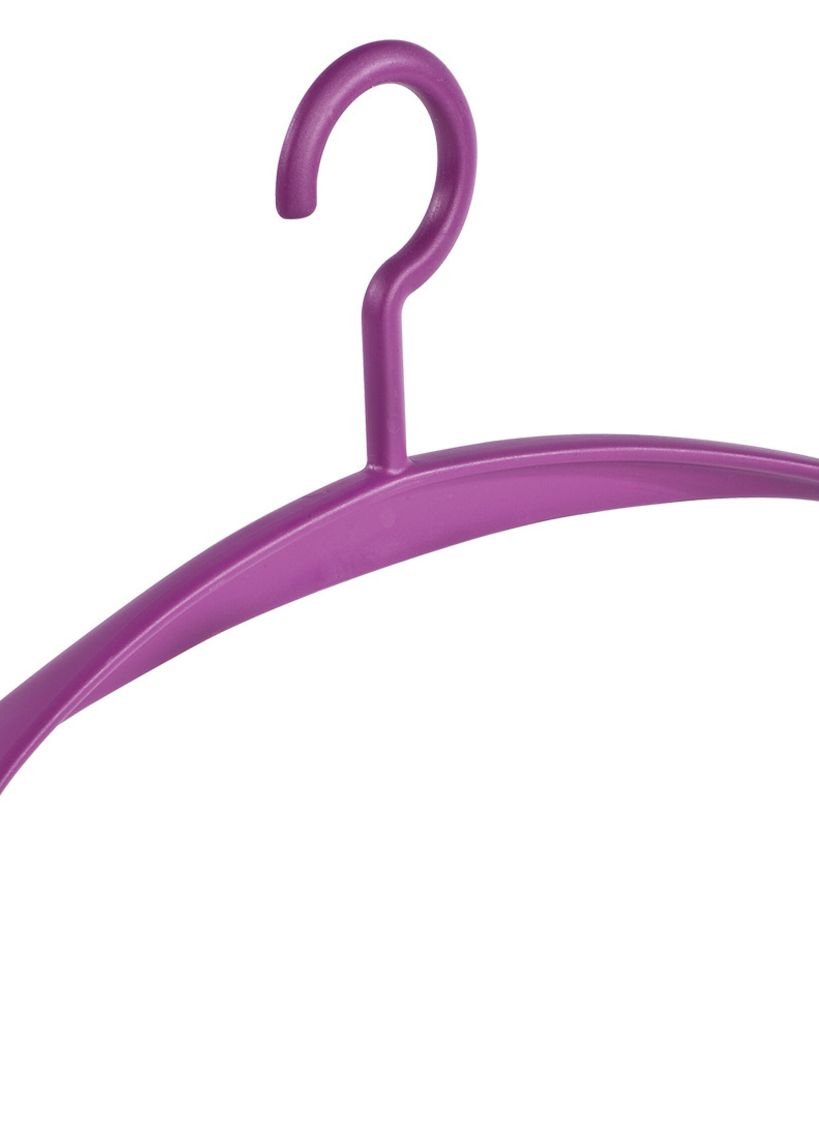 Cintre penderie "Wing" plastique pourpre