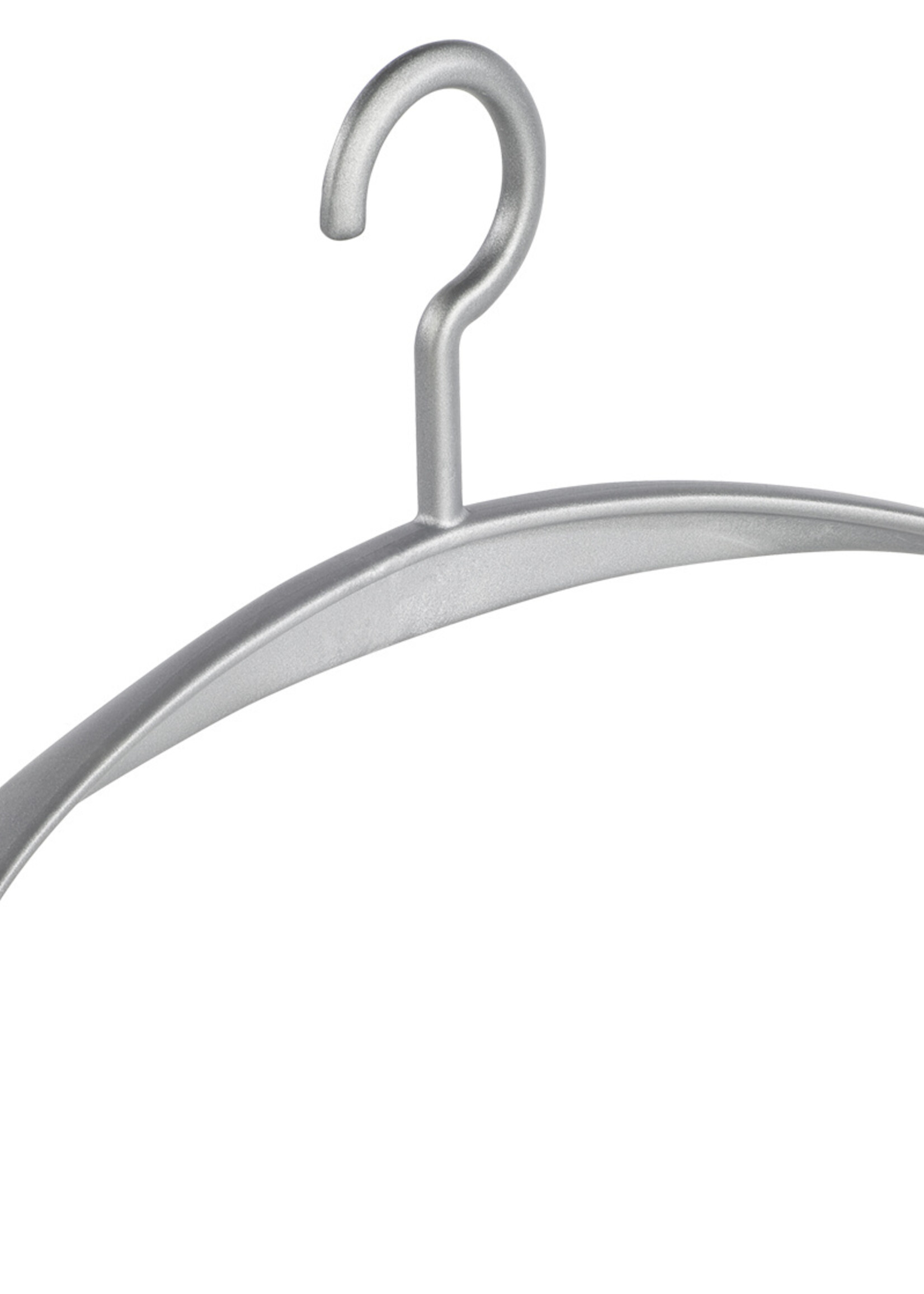 Cintre penderie "Wing" plastique argent
