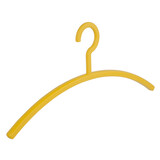 Cintre penderie "Primus" plastique jaune Cintre penderie "Primus" plastique jaune