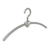 Cintre penderie "Eve" plastique argent / argent Cintre penderie "Eve" plastique argent / argent
