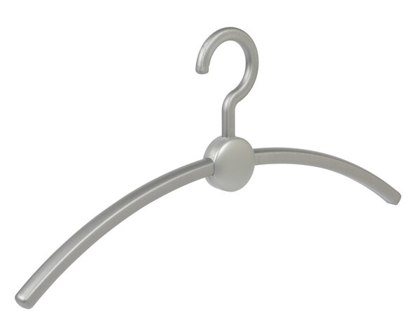 Cintre penderie "Point" plastique argent / argent Cintre penderie "Point" plastique argent / argent