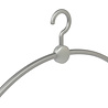 LE GÉANT DU CINTRE Cintre penderie "Point" plastique argent / argent LE GÉANT DU CINTRE Cintre penderie "Point" plastique argent / argent