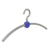 Cintre penderie "Point" plastique argent / bleu Cintre penderie "Point" plastique argent / bleu