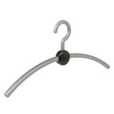 Cintre penderie "Point" plastique argent / noir Cintre penderie "Point" plastique argent / noir