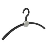 Cintre penderie "Point" plastique noir / argent Cintre penderie "Point" plastique noir / argent