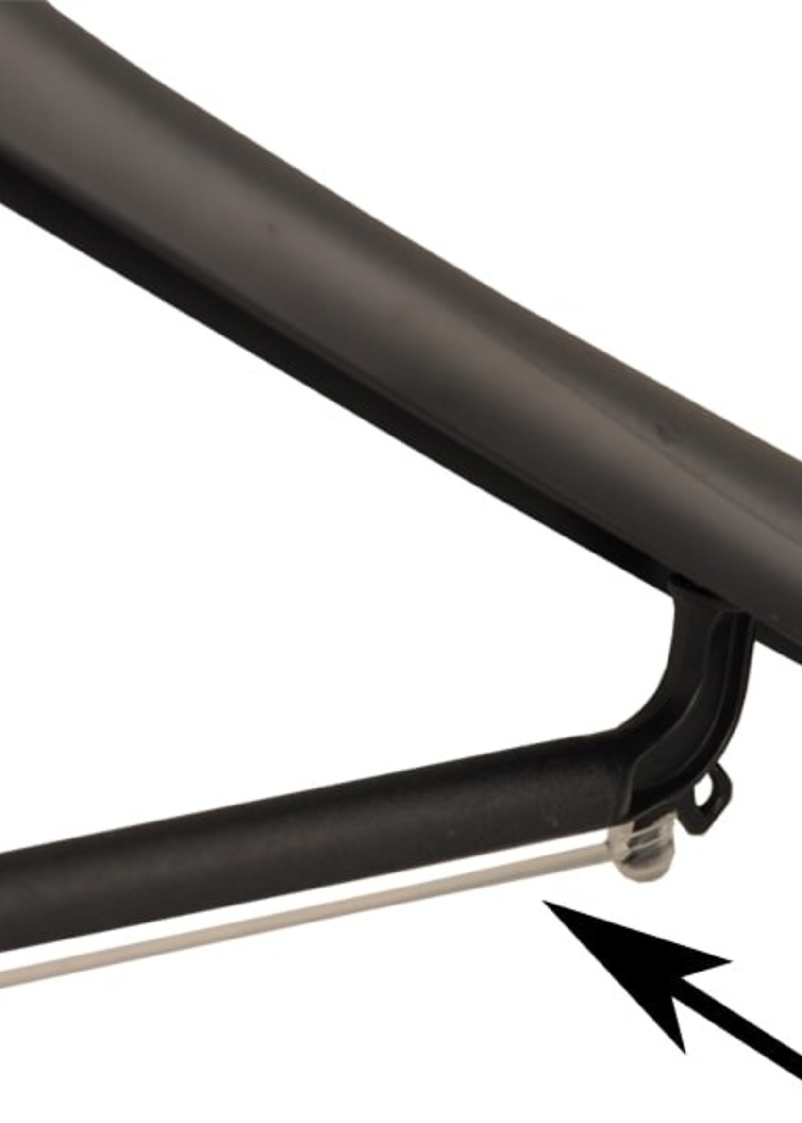 Bandes de silicone transparentes pour cintres en plastique (100 pcs.)