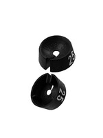 Marquage de taille noir avec impression blanche (25 pcs.)