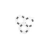 Rond de taille blanc avec impression noir Rond de taille blanc avec impression noir