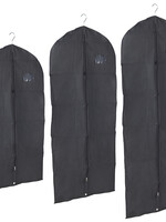 Housse pour vêtements noir avec fermeture zip