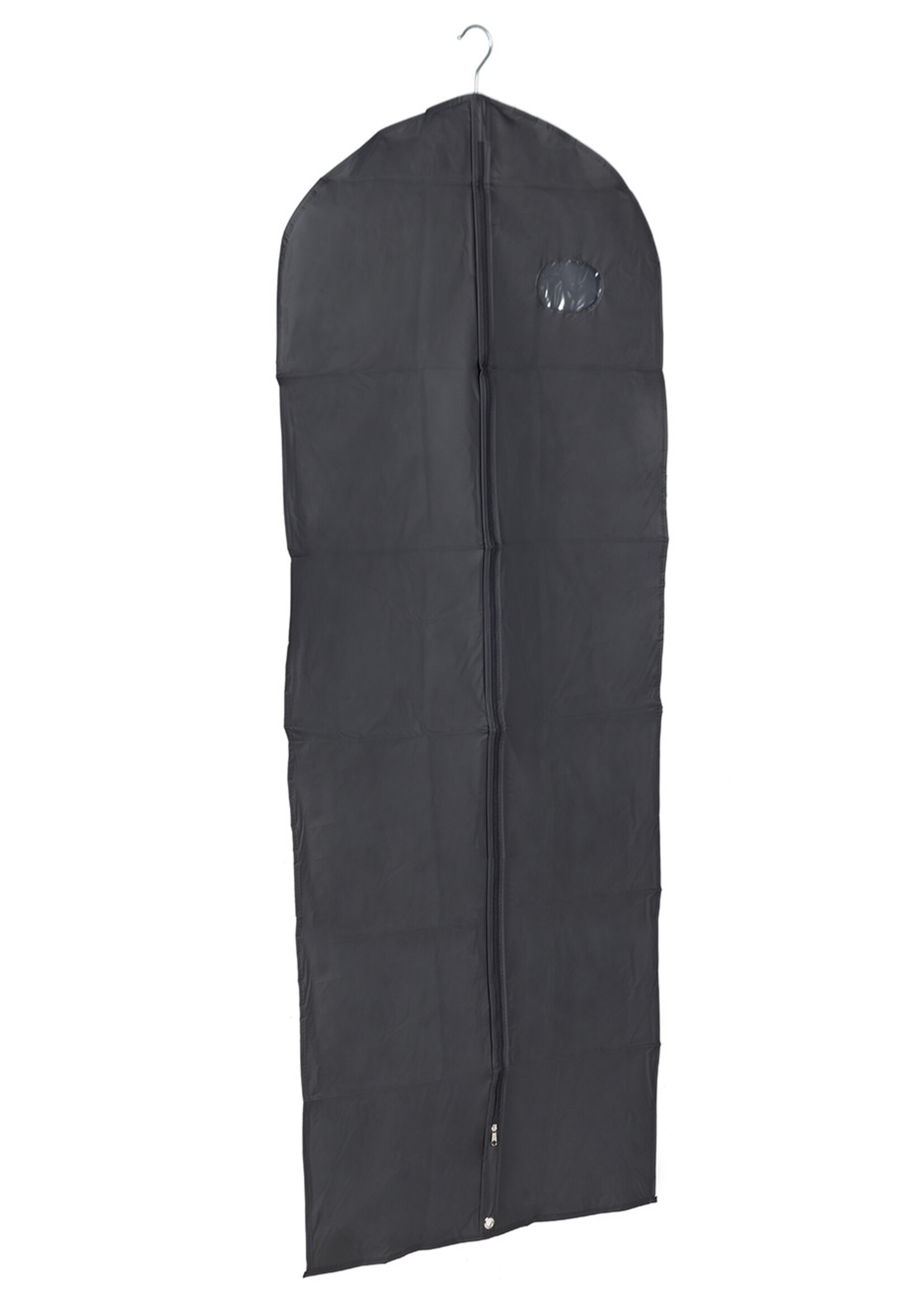 Housse pour vêtements noir avec fermeture zip