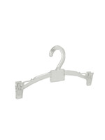 Cintre lingerie plastique transparent avec pinces