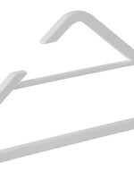 Cintre penderie "Delta" plastique blanc