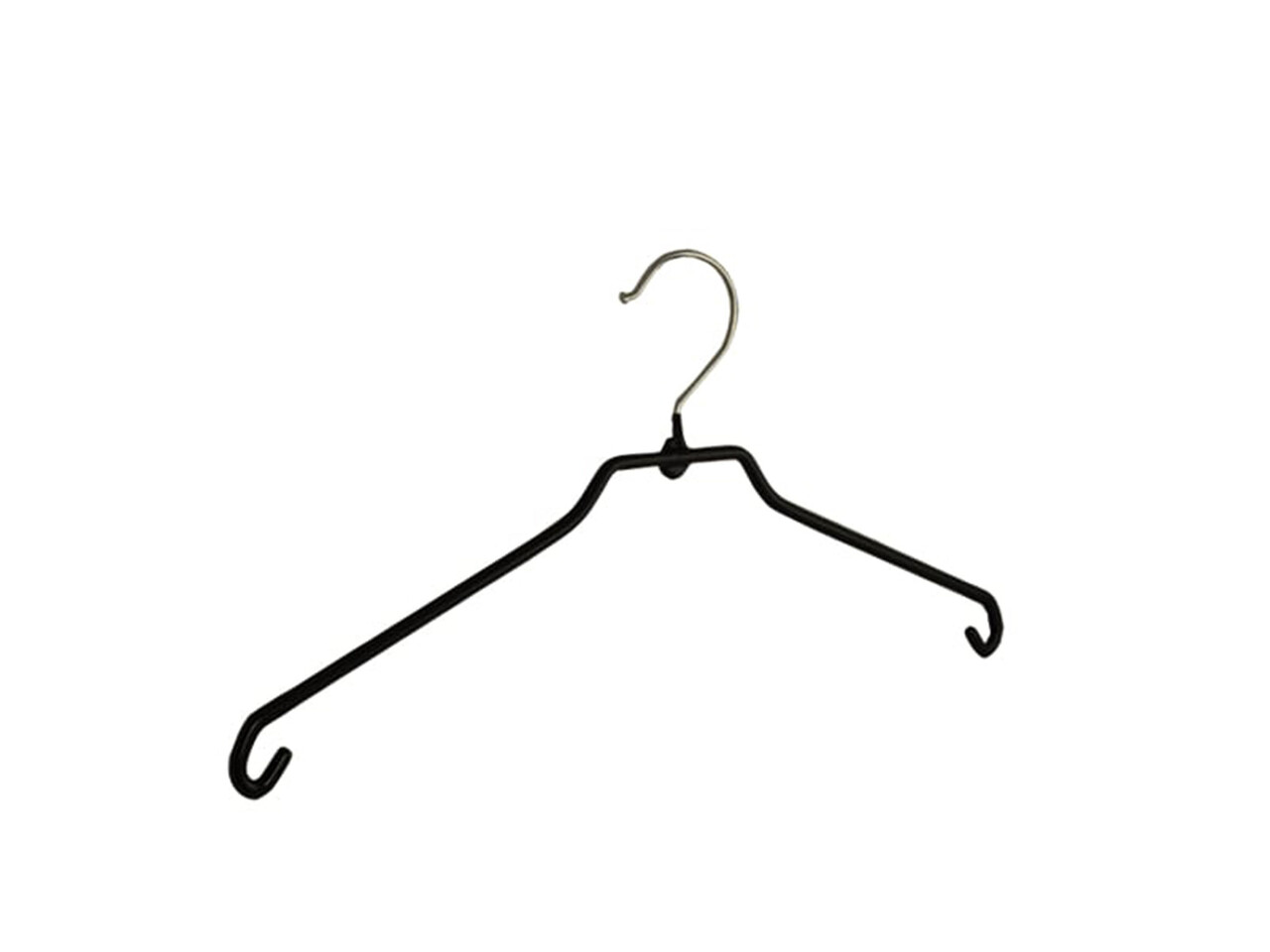 Cintre jupe métal avec noir antidérapant Cintre jupe métal avec noir antidérapant