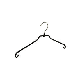 Cintre jupe métal avec noir antidérapant Cintre jupe métal avec noir antidérapant