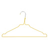 LE GÉANT DU CINTRE Cintre pressing métal revêtement jaune (Ø 2,4 mm) avec encoches LE GÉANT DU CINTRE Cintre pressing métal revêtement jaune (Ø 2,4 mm) avec encoches