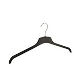 Cintre blouse / chemise (plat) plastique noir Cintre blouse / chemise (plat) plastique noir