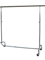 Portant chromé, hauteur réglable 106 - 200 cm