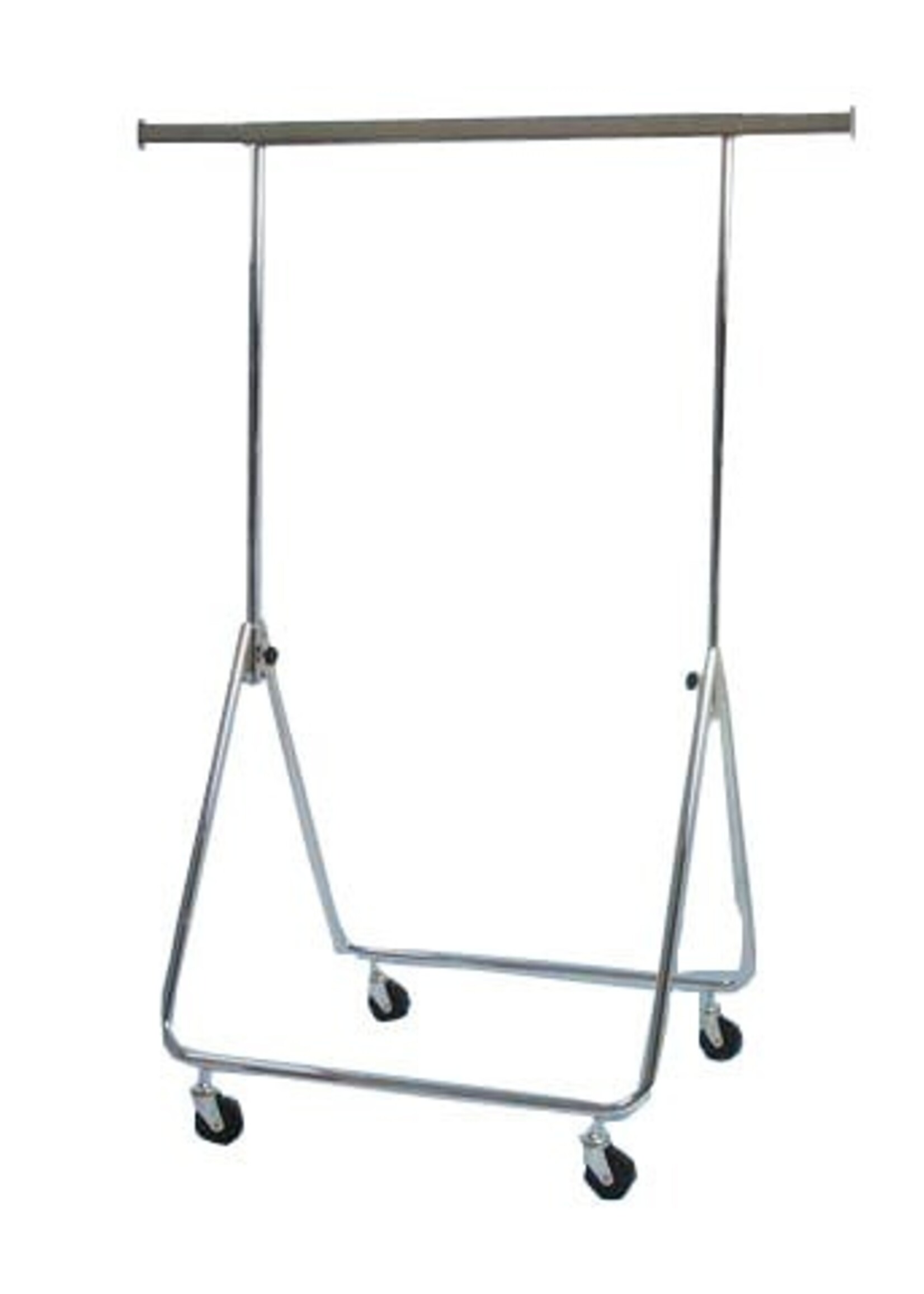 Portant pliable chromé, hauteur réglable 80 - 170 cm