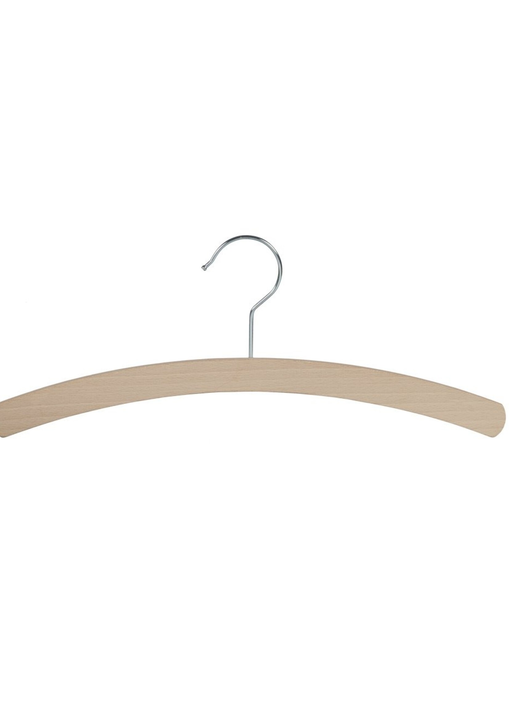 Cintre blouse / chemise (plat) bois hêtre verni naturel