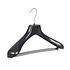Cintre veste / costume (galbé) plastique noir avec épaules larges et barre antidérapente (mousse 2 mm) Cintre veste / costume (galbé) plastique noir avec épaules larges et barre antidérapente (mousse 2 mm)
