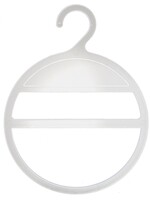 Porte foulard plastique transparent avec crochet (10 pcs.)