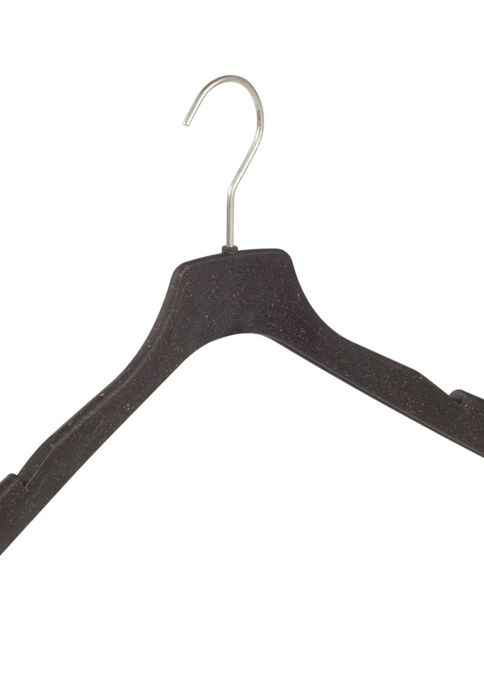 Cintre blouse / chemise (plat) plastique Bio - Pro Nature (herbe) avec encoches