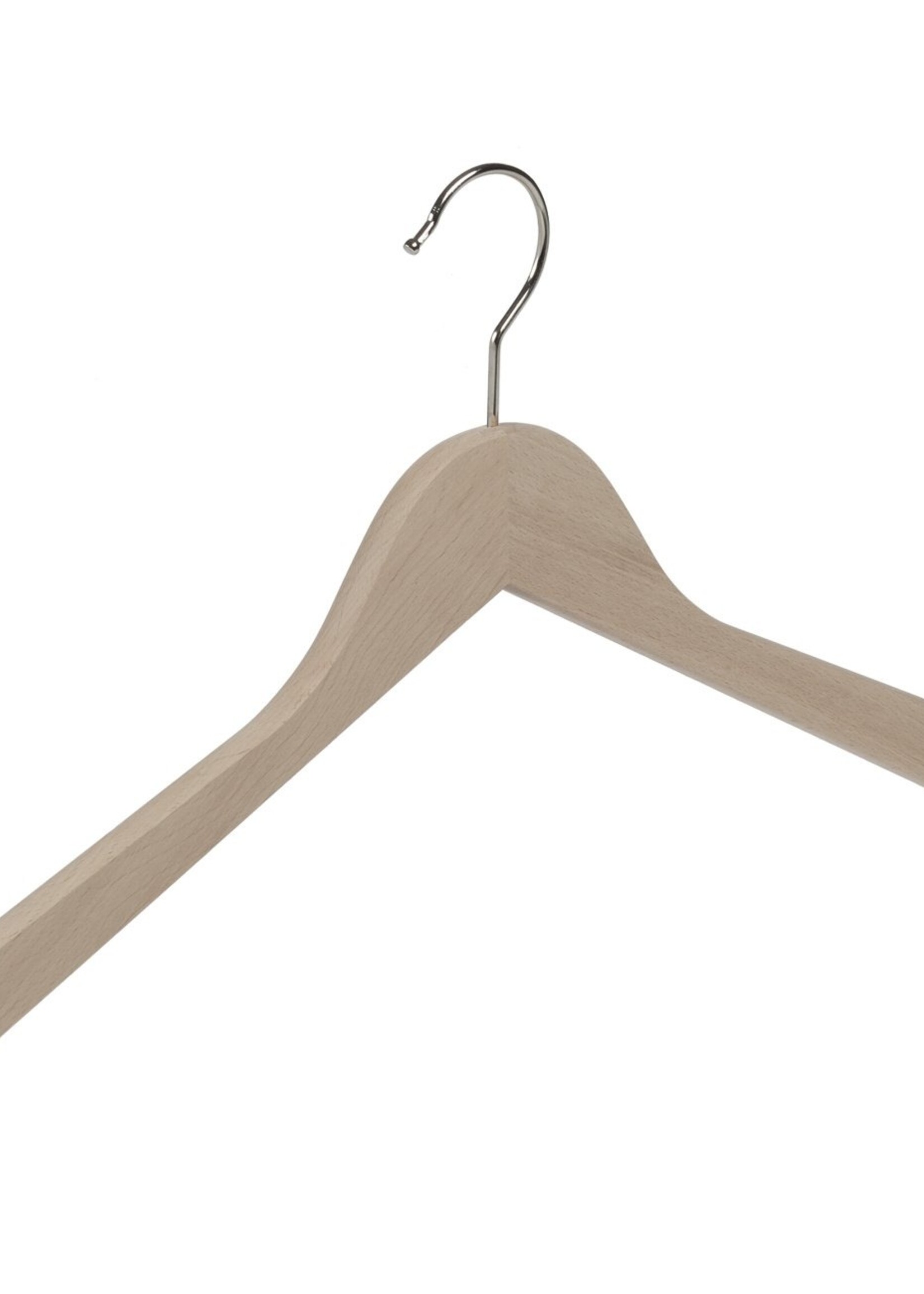 Cintre blouse / chemise (plat) bois hêtre brut