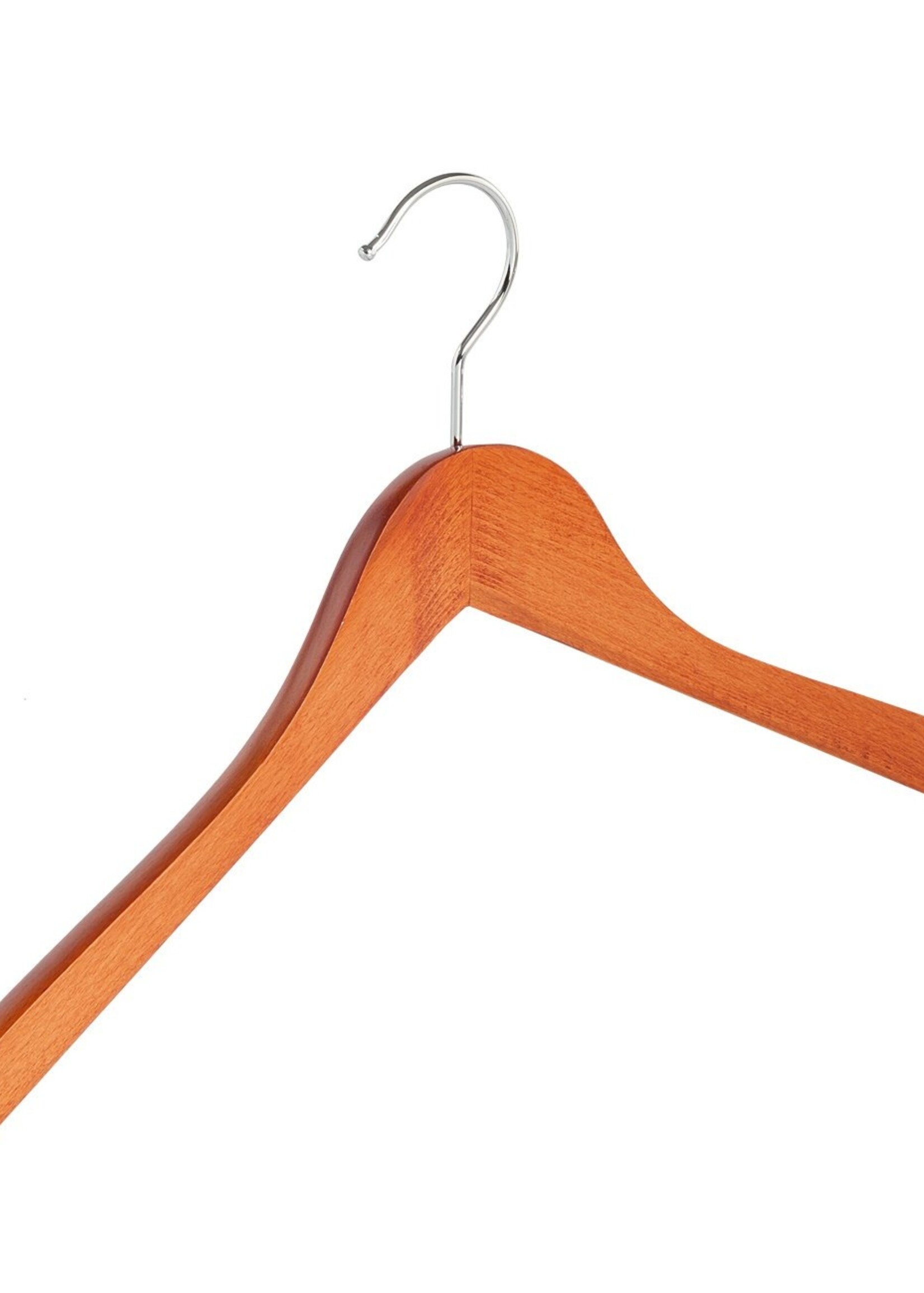 Cintre blouse / chemise (galbé) bois hêtre teinté cerisier