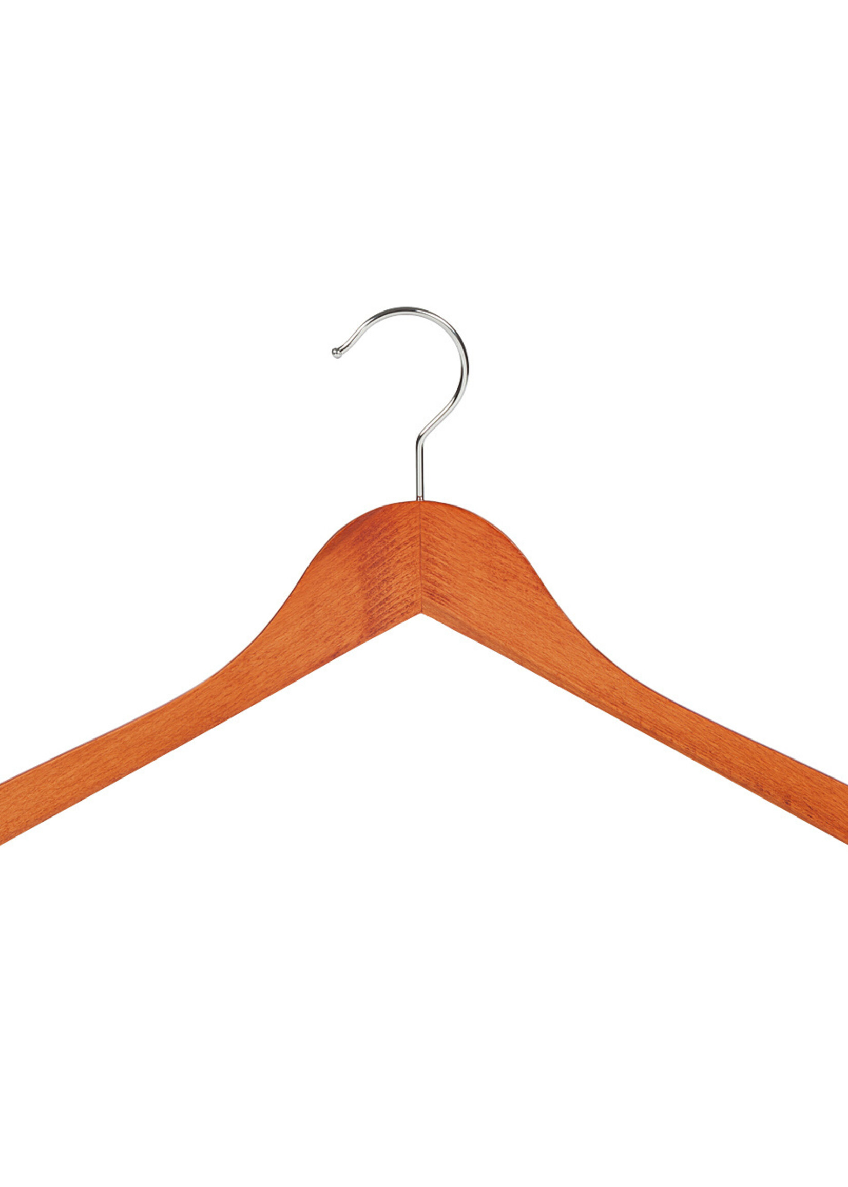 Cintre blouse / chemise (galbé) bois hêtre teinté cerisier