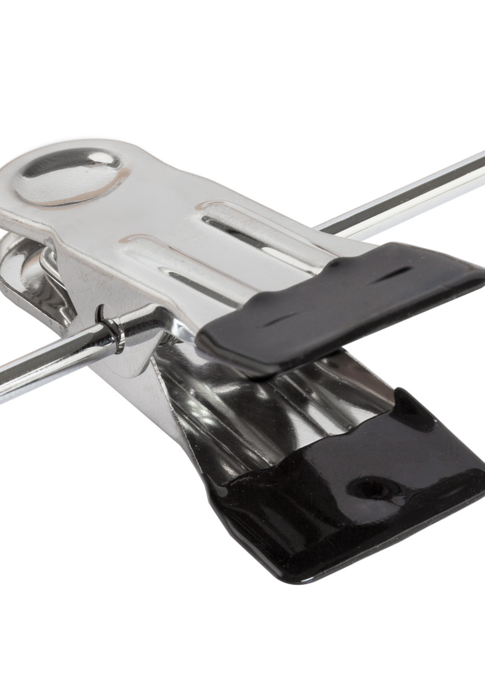 Cintre blouse / chemise (galbé) bois hêtre teinté acajou avec encoches et pinces antidérapantes