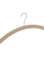 Cintre blouse / chemise (plat) bois hêtre verni naturel