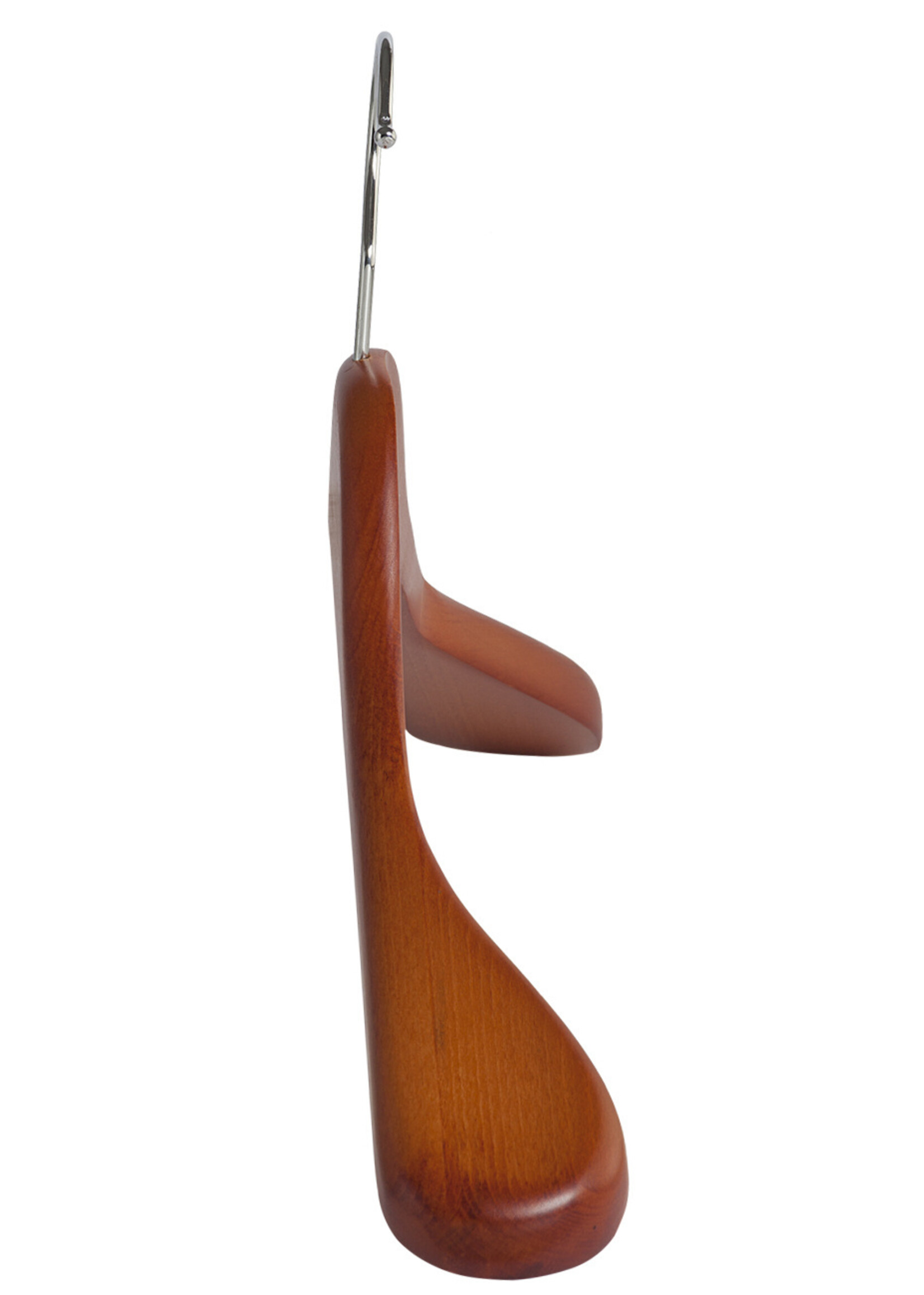 Cintre veste / costume (galbé) bois hêtre teinté cerisier avec épaules larges