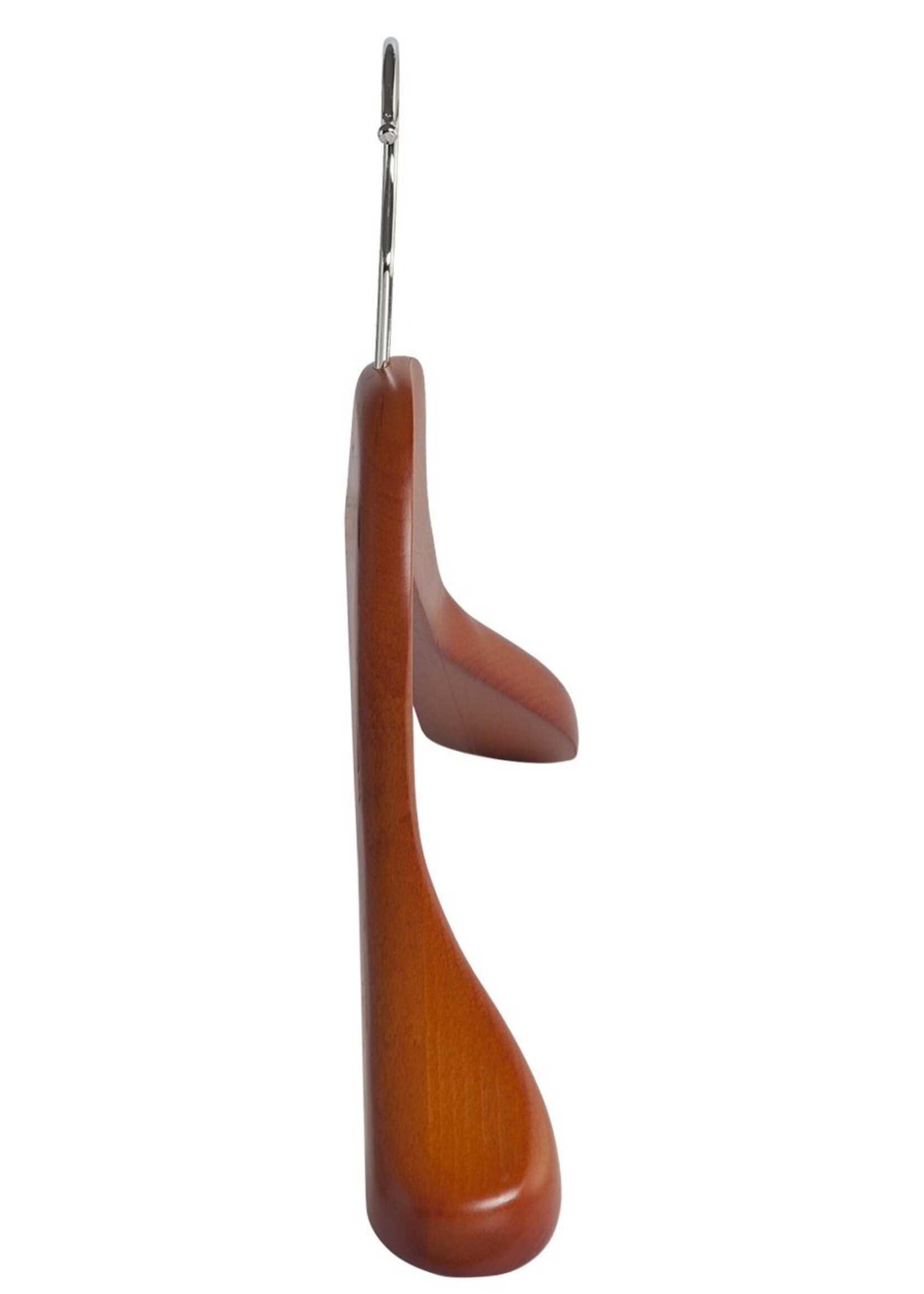 Cintre veste / costume (galbé) bois hêtre teinté cerisier avec épaules larges