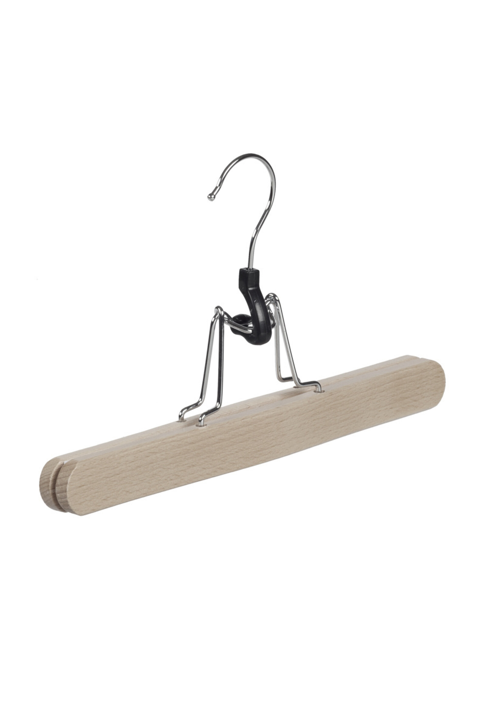 Clip pantalon bois hêtre brut avec feutre intérieur