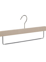 Cintre pantalon bois hêtre brut avec barre antidérapante