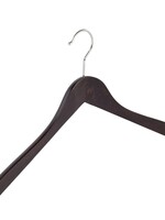 Cintre blouse / chemise (galbé) bois hêtre teinté wengé