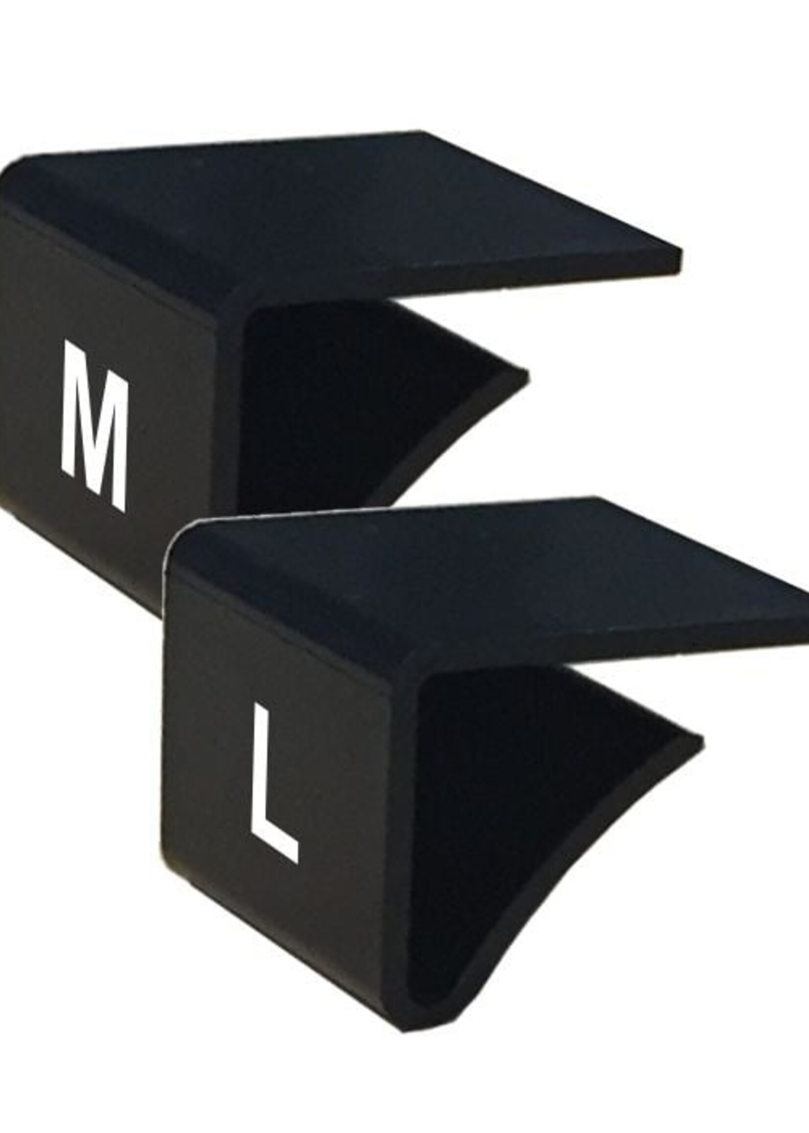 Marquage de taille pour étagère (9-18 mm), noir avec impression blanche