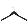 LE GÉANT DU CINTRE Cintre blouse / chemise (plat) bois hêtre laqué noir LE GÉANT DU CINTRE Cintre blouse / chemise (plat) bois hêtre laqué noir