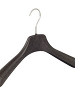 Cintre veste / costume (galbé) plastique Bio - Pro Nature (herbe) avec épaules larges