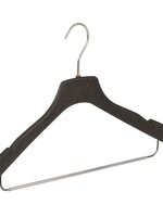 Cintre blouse / chemise (galbé) plastique Bio - Pro Nature (herbe) avec encoches et barre antidérapant