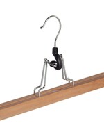 Clip pantalon bois lotus verni naturel avec feutre intérieur