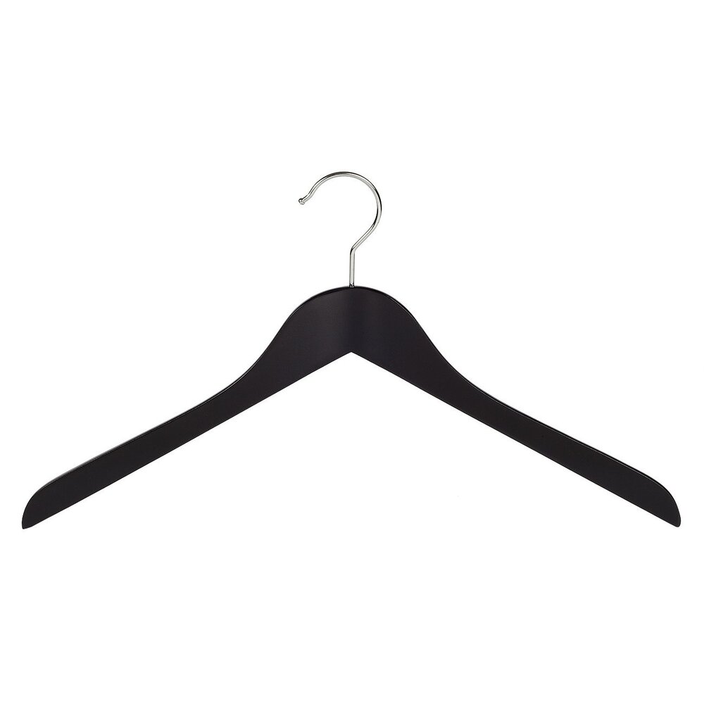 Cintre blouse / chemise (galbé) bois lotus laqué noir Cintre blouse / chemise (galbé) bois lotus laqué noir