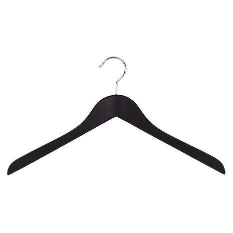 Cintre blouse / chemise (galbé) bois lotus laqué noir Cintre blouse / chemise (galbé) bois lotus laqué noir