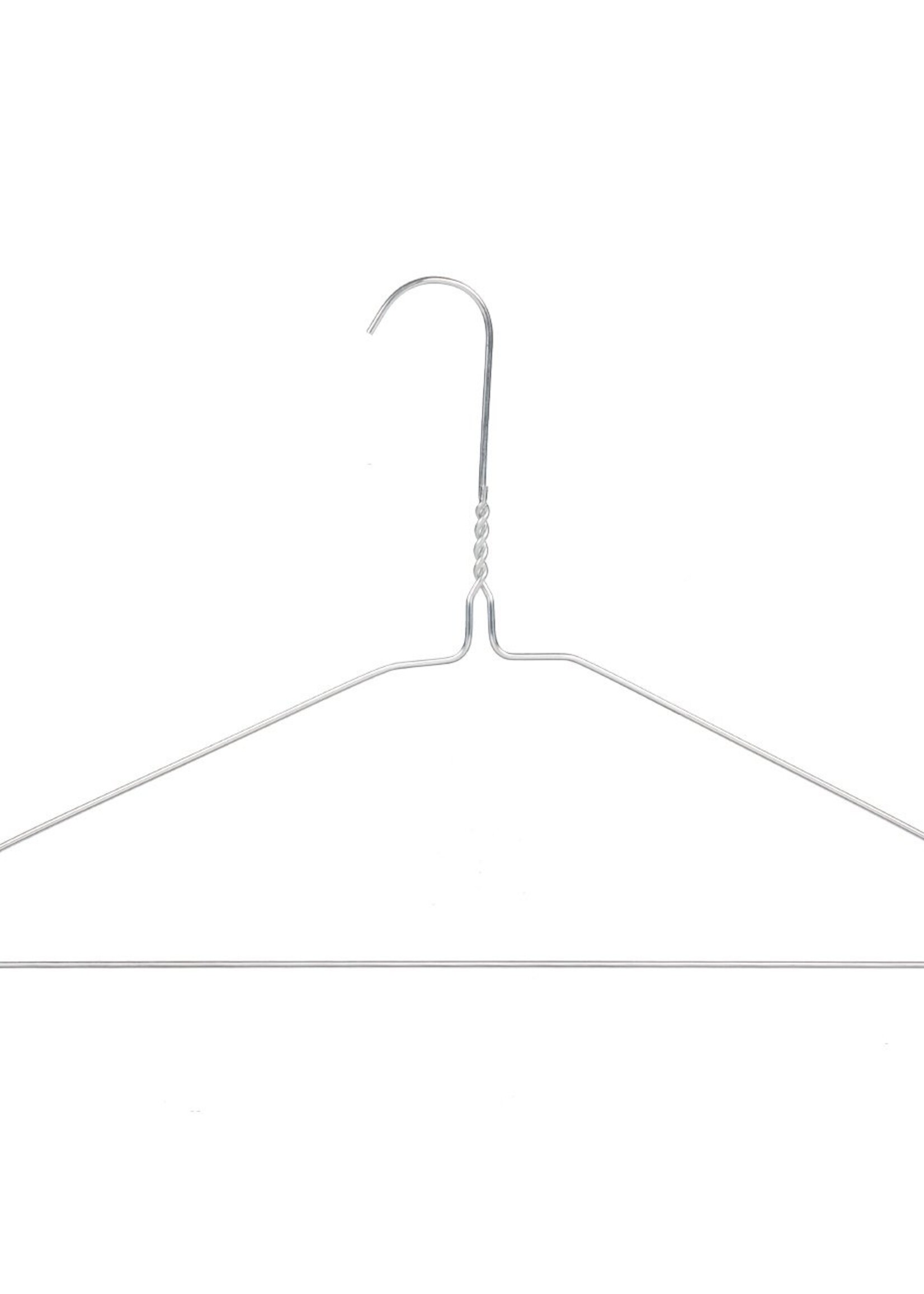 Cintre pressing métal galvanisé (Ø 2,2 mm) avec encoches