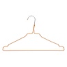 Cintre pressing métal revêtement orange (Ø 2,4 mm) avec encoches Cintre pressing métal revêtement orange (Ø 2,4 mm) avec encoches